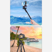 JMARY KP2209 Horizontal Extension Rod Cell Phone Camera Folding Tripod Stand