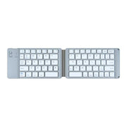 BT18 Bluetooth Keyboard Magnetic Folding Wireless Keyboard For Cell Phones Tablets Computers(Grey)