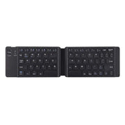 BT18 Bluetooth Keyboard Magnetic Folding Wireless Keyboard For Cell Phones Tablets Computers(Black)