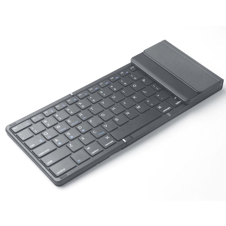 B099 Tablets Laptops 3-Mode Wireless Bluetooth Keyboard Rechargeable Folding Silent Keyboard