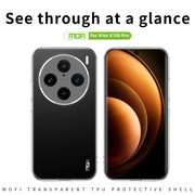 For vivo X100 Pro MOFI Ming Series Ultra-thin TPU Phone Case(Transparent)