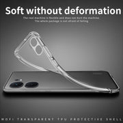 For vivo iQOO Neo9 /9 Pro MOFI Ming Series Ultra-thin TPU Phone Case(Transparent)