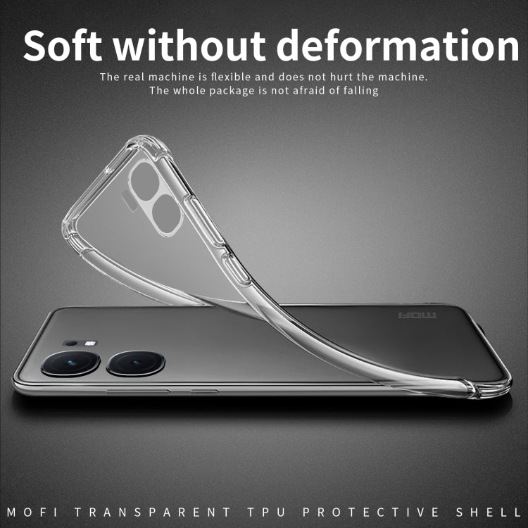 For vivo iQOO Neo9 /9 Pro MOFI Ming Series Ultra-thin TPU Phone Case(Transparent)