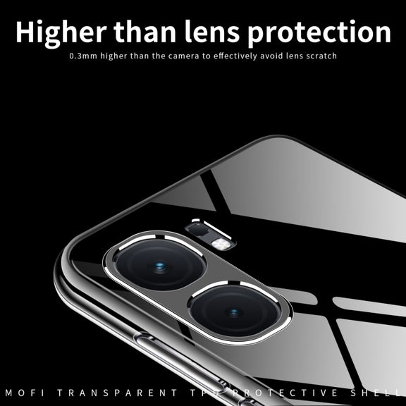 For vivo iQOO Neo9 /9 Pro MOFI Ming Series Ultra-thin TPU Phone Case(Transparent)