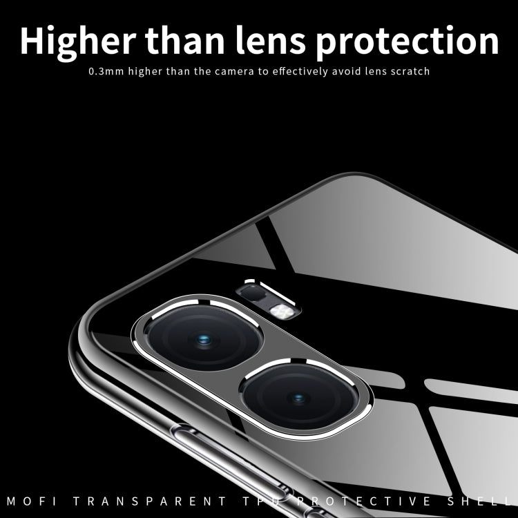 For vivo iQOO Neo9 /9 Pro MOFI Ming Series Ultra-thin TPU Phone Case(Transparent)