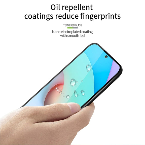 For Xiaomi 13T / 13T Pro MOFI 9H 2.5D Full Screen Tempered Glass Film(Black)