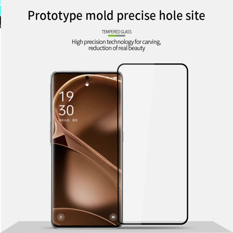 For Xiaomi Poco X6 MOFI 9H 2.5D Full Screen Tempered Glass Film(Black)