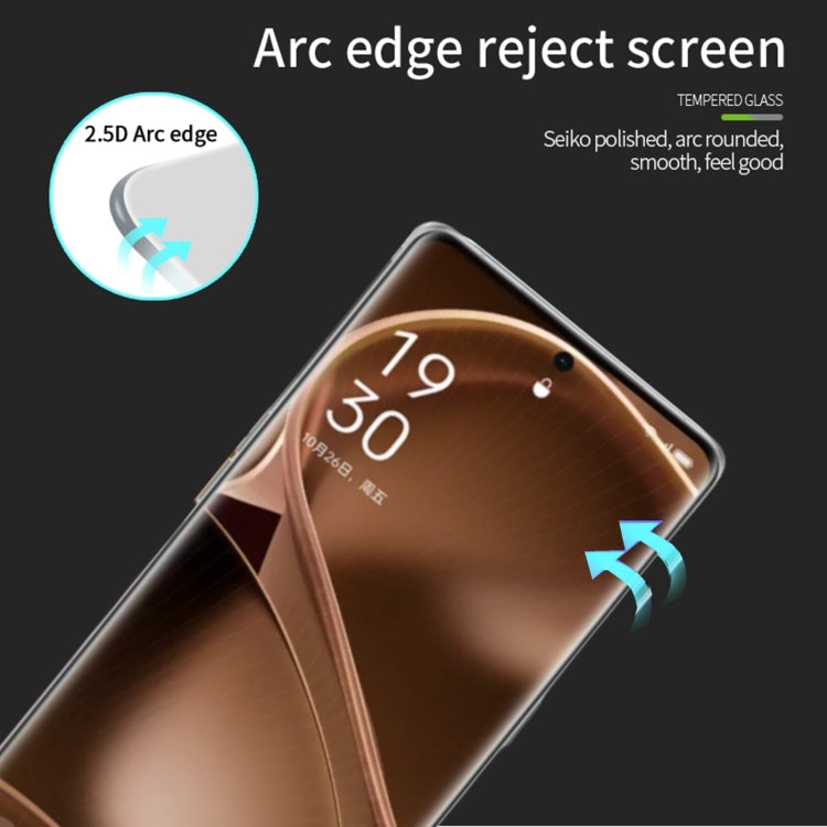 For Xiaomi Poco X6 MOFI 9H 2.5D Full Screen Tempered Glass Film(Black)