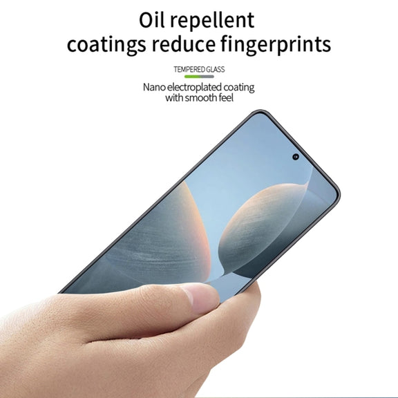 For Xiaomi Redmi K70E MOFI 9H 2.5D Full Screen Tempered Glass Film(Black)