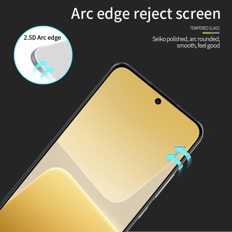 For Xiaomi 14 PINWUYO 9H 2.5D Full Screen Tempered Glass Film(Black)