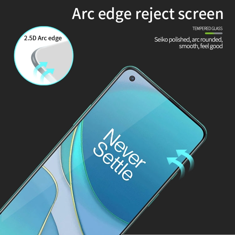 For OnePlus Nord CE3 MOFI 9H 2.5D Full Screen Tempered Glass Film(Black)