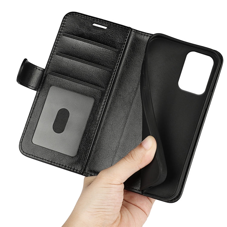 For Motorola Moto G 5G 2024 R64 Texture Horizontal Flip Leather Phone Case(Black)