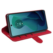 For Motorola Moto G 5G 2024 R64 Texture Horizontal Flip Leather Phone Case(Red)