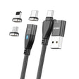 ENKAY 6-in-1 PD100W USB-A / Type-C to Type-C / 8 Pin / Micro USB Magnetic Fast Charging Cable, Cable Length:1m(Black) - free shipping - PMC Jewellery - Order now!