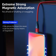 ENKAY 6-in-1 PD100W USB-A / Type-C to Type-C / 8 Pin / Micro USB Magnetic Fast Charging Cable, Cable Length:1m(Red)