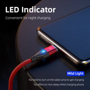 ENKAY 6-in-1 PD100W USB-A / Type-C to Type-C / 8 Pin / Micro USB Magnetic Fast Charging Cable, Cable Length:1m(Black)