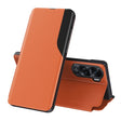 For Honor 90 Lite Attraction Flip Holder Leather Phone Case(Orange) - Honor Cases by PMC TechLife | Online Shopping South Africa | PMC TechLife