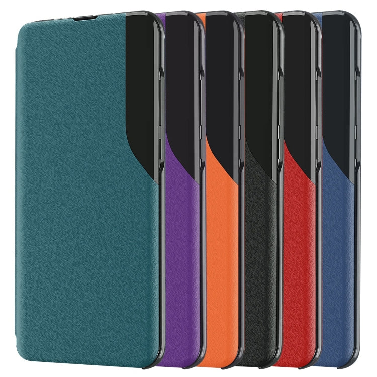 For Honor 90 Lite Attraction Flip Holder Leather Phone Case(Orange)