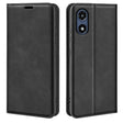 For Motorola Moto G Play 2024 Retro-skin Magnetic Suction Leather Phone Case(Black) - Motorola Cases by PMC Jewellery | Online Shopping South Africa | PMC Jewellery | Buy Now Pay Later Mobicred