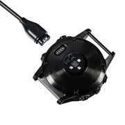 For Garmin Fenix 5S Plus Type-C Port Watch Charger With Data Transmission(Black)