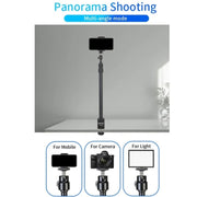 JMARY MT-49 For LED Video Light Clip Stand Adjustable Clamp Desk Mount Light Stand
