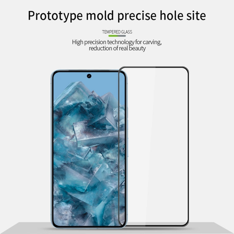 For Google Pixel 9 PINWUYO 9H 3D Full Screen Explosion-proof Tempered Glass Film(Black)