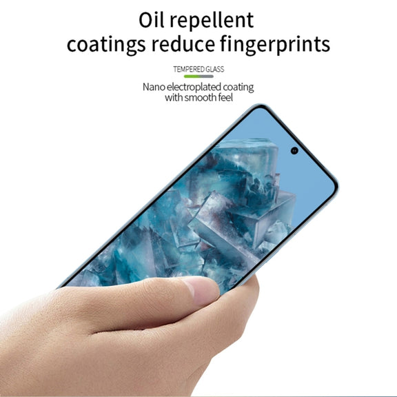 For Google Pixel 9 PINWUYO 9H 3D Full Screen Explosion-proof Tempered Glass Film(Black)