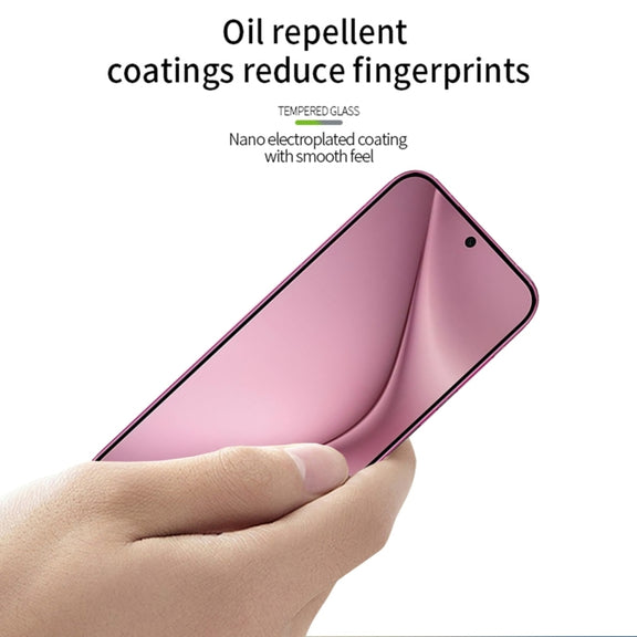 For Huawei Pura 70 PINWUYO 9H 3D Curved Full Screen Explosion-proof Tempered Glass Film(Black)