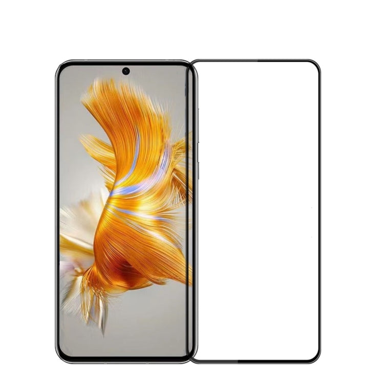 For Huawei Mate 60 MOFI 9H 3D Explosion-proof Curved Screen Tempered Glass Film(Black)