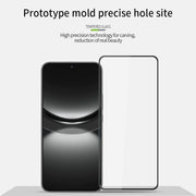 For Huawei Nova 12 MOFI 9H 3D Explosion-proof Curved Screen Tempered Glass Film(Black)