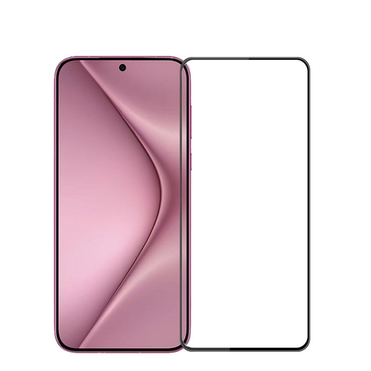 For Huawei Pura 70 MOFI 9H 3D Explosion-proof Curved Screen Tempered Glass Film(Black)