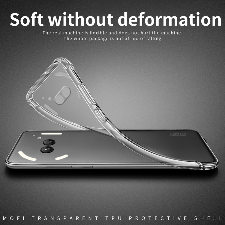 For Nothing Phone 2a MOFI Ming Series Ultra-thin TPU Phone Case(Transparent)