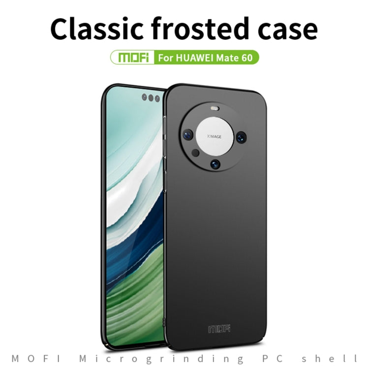 For Huawei Mate 60 MOFI Micro-Frosted PC Ultra-thin Hard Phone Case(Red)
