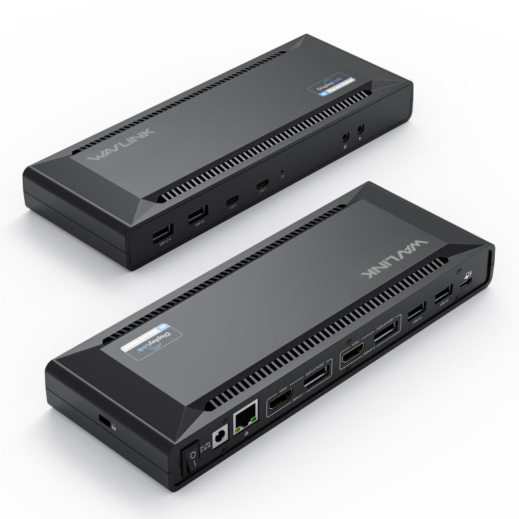Wavlink UG69PD2 Dual 4K Fast Charging Integrated Docking Station, Plug:US Plug