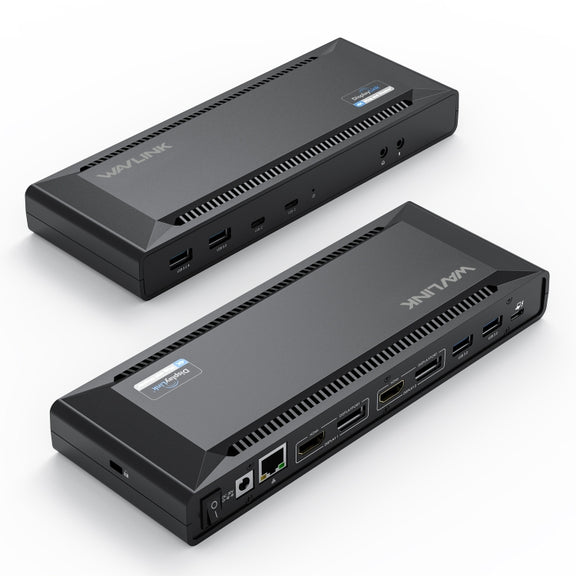 Wavlink UG69PD2 Dual 4K Fast Charging Integrated Docking Station, Plug:US Plug