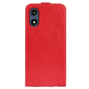 For Motorola Moto G Play 2024 R64 Texture Single Vertical Flip Leather Phone Case(Red)