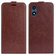 For Motorola Moto G Play 2024 R64 Texture Single Vertical Flip Leather Phone Case(Brown) - Motorola Cases by PMC Jewellery | Online Shopping South Africa | PMC Jewellery | Buy Now Pay Later Mobicred