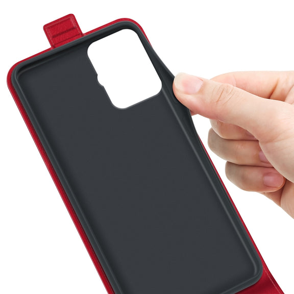 For Motorola Moto G Power 5G 2024 R64 Texture Single Vertical Flip Leather Phone Case(Red)