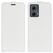 For Motorola Edge 5G 2024 R64 Texture Single Vertical Flip Leather Phone Case(White)