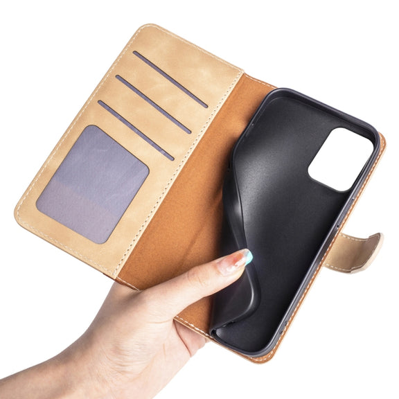 For Motolora Moto G 5G 2024 Stitching Horizontal Flip Leather Phone Case(Yellow)