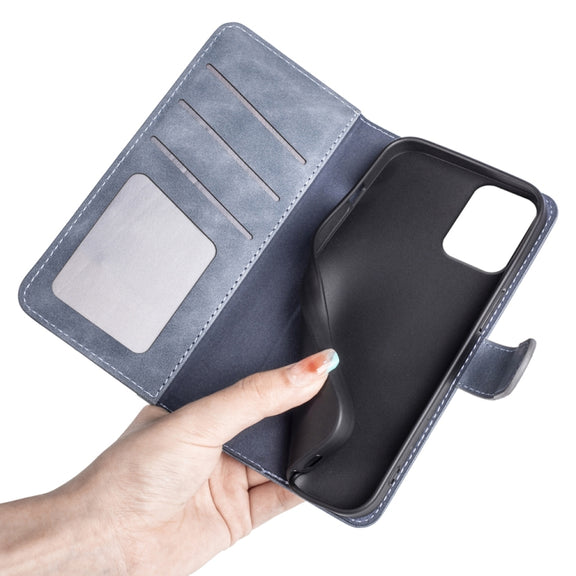 For Motolora Moto G 5G 2024 Stitching Horizontal Flip Leather Phone Case(Blue)