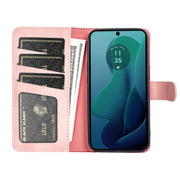 For Motolora Moto G 5G 2024 Stitching Horizontal Flip Leather Phone Case(Red)