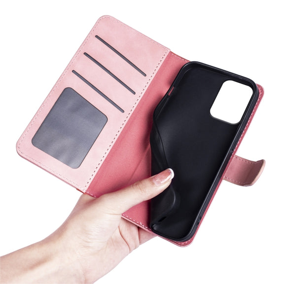 For Motolora Moto G 5G 2024 Stitching Horizontal Flip Leather Phone Case(Red)