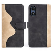 For Motorola Moto G Play 2024 Stitching Horizontal Flip Leather Phone Case(Black)