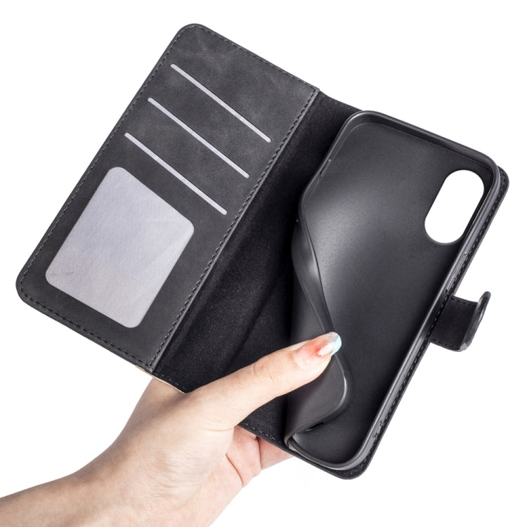 For Motorola Moto G Play 2024 Stitching Horizontal Flip Leather Phone Case(Black)