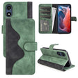 For Motorola Moto G Play 2024 Stitching Horizontal Flip Leather Phone Case(Green) - Motorola Cases by PMC Jewellery | Online Shopping South Africa | PMC Jewellery | Buy Now Pay Later Mobicred
