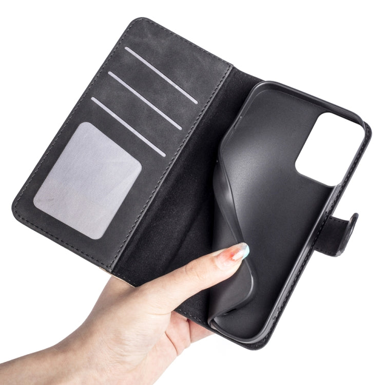 For Motolora Moto G Power 5G 2024 Stitching Horizontal Flip Leather Phone Case(Black)