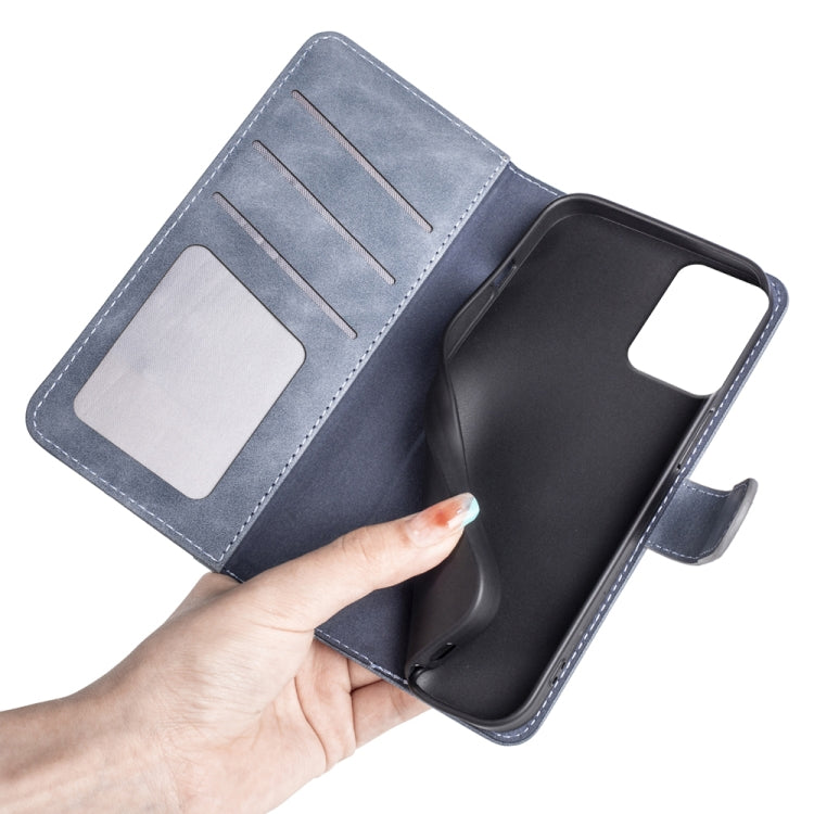 For Motolora Moto G Power 5G 2024 Stitching Horizontal Flip Leather Phone Case(Blue)