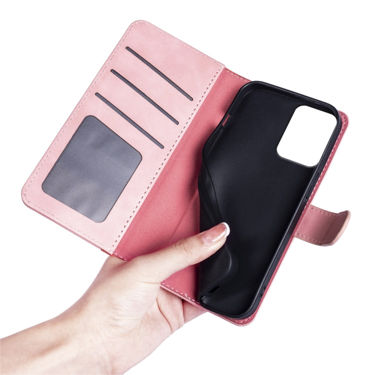 For Motolora Moto G Power 5G 2024 Stitching Horizontal Flip Leather Phone Case(Red)