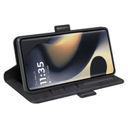 For Motorola Edge 5G 2024 Dual-side Magnetic Buckle Horizontal Flip Leather Phone Case(Black)